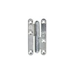 Jardinier massard - paumelle lames � bouts ronds coud�es zingu� blanc - 110 mm - droite