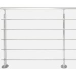 Jardipolys - inoline - kit garde - corps 2m pr�t � poser en aluminium