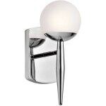 Jasper - applique murale de salle de bain � 1 lumi�re, chrome poli ip44, g9 - elstead