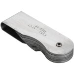 Jauge de rayon en acier inoxydable pour mesures convexes et concaves, interne et externe (25 - 50 mm) ...