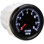 Jauge de r�gime de tachym�tre de compte - tours de 2 ''52mm 0 - 8000 tr / min pour les moteurs � essence ...