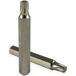Jbm - embout de tournevis torx chrom ( 45 - bouche 75 mm) 10404