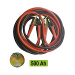 Jbm - câble de demarrage avec pinces en laiton 50mm. x 2 / câble 13mm. ø 3 mois 52071 Jbm - câble de demarrage avec pinces en laiton 50mm. x 2 / câble 13mm. ø 3 mois 52071