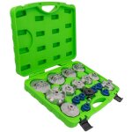 Jbm - kit d'extracteurs de filtre � huile / 19 pi�ces en aluminium 54068