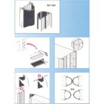 Jean jourjon - ensemble western coupe - feu pour porte 46 � 54mm gaine 261223 gaine