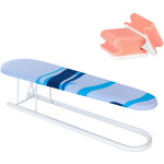 Jeannette de repassage wenko aide au repassage pour manches, col, housse infroissable 100% coton, lot ...