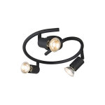 Jeany - spot plafond, plafonnier - 3 lumière - ø 250 mm - noir - moderne - éclairage intérieur - salon ... Jeany - spot plafond, plafonnier - 3 lumière - ø 250 mm - noir - moderne - éclairage intérieur - salon ...