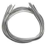 Jeffergarden 10pcs aluminium cuivre baguettes de soudage �lectrode 2mm dia fil fourr� � souder � basse ...