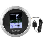 Jeffergarden 85mm compteur de vitesse gps voiture bateau ing�nieur inoxydable jauges num�riques �tanchescadran ...