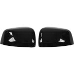Jeffergarden autocollant de couverture de r�troviseur de porte noir brillant, protecteur de botier de ...