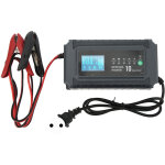 Jeffergarden chargeur de batterie intelligent enti�rement automatique pour batteries 12 v et 24 v (prise ...