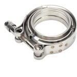 Jeffergarden collier de serrage en acier inoxydable � bande en v de 2, 25 pouces avec 2 brides pour tuyau ...