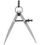 Jeffergarden compas de maroquinerie rotatif � ressort de 100 mm pour le travail du cuir et la couture ...