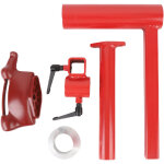 Jeffergarden d�monte - pneus manuel � t�te de canard avec c�ne argent� en acier au carbone, efficace ...