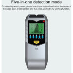 Jeffergarden - d�tecteur de m�taux mural num�rique � �cran lcd r�tro�clair�, portable, multifonctionnel, ...