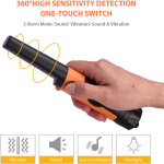 Jeffergarden d�tecteur de m�taux yuclam pinpointer ip68 enti�rement �tanche, pointeur portable, sonde ...