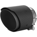 Jeffergarden fibre de carbone 80 mm entr�e 101 mm sortie queue gorge droite c�t� mat embout de tuyau ...