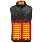 Jeffergarden gilet chaud unisexe contre la fi�vre, v�tements chauds �lectriques, soulage la douleur, ...