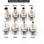 Jeffergarden - kits de buses de pistolet � chaleur 8 pi�ces / ensemble pour outils de r�paration de station ...