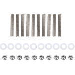 Jeffergarden kit de joints d'�crou de boulon de goujon de collecteur d'�chappement et d'admission, kit ...