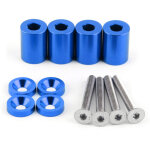 Jeffergarden kit de rehausseurs de capot en alliage d'aluminium, entretoises et vis de fixation pour ...