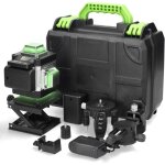 Jeffergarden - multifunctional 16 line laser level 3� self leveler rechargeable lithium battery leveling ...