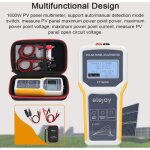 Jeffergarden - multim�tre de panneau photovolta�que 1600 w testeur mppt solaire dispositif de test de ...