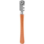 Jeffergarden outil de coupe du verre, coupe - verre professionnel � six disques de 130 mm pour bouteilles, ...