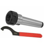 Jeffergarden porte - mandrin � pince, outil de tour de fraisage cnc er32 mt2 m16 avec cl�, outils de ...