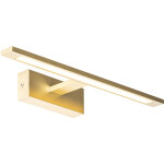 Jerre - led applique murale - 1 lumi�re - l 41. 5 cm - dor� / laiton - design - �clairage int�rieur - ...