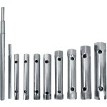 Jeu de 10 cl�s tubulaires 6 - 22 mm - avec deux tubes - cl� � bougie pour serrer les bougies, d�monter ...
