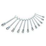 Jeu de 12 clés mixtes à cliquet articulées 8 à 19mm sam outillage 50 ctj12 Jeu de 12 clés mixtes à cliquet articulées 8 à 19mm sam outillage 50 ctj12