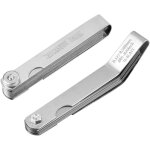 Jeu de 2 cales d'�paisseur en acier inoxydable outil de mesure de l'�cartement des bougies d'allumage ...