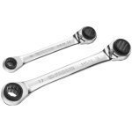 Jeu de 2 cl�s polygonales cuatro tailles : 8, 10, 12, 13 - 16, 17, 18, 19 facom 64c. j2pb