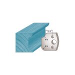 Jeu de 2 fers profil�s ht. 40 x 4 mm en acier sp - cong� et quart de rond m175 - rayon 10 mm - compatible ...