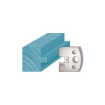 Jeu de 2 fers profil�s ht. 40 x 4 mm avec languette 10 mm - dimensions 40 x 4 mm - �paisseur 4 mm - compatible ...