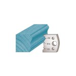 Jeu de 2 fers profil�s ht. 40 x 4 mm moulure sp�ciale plinthe m106 pour porte - outils de toupie - �paisseur ...