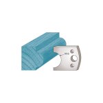 Jeu de 2 fers profil�s ht. 40 x 4 mm mouton m119 pour porte - outils de toupie - 40 mm - 40 x 4 x 13 ...