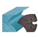 Jeu de 2 contre - fers profil�s ht. 48 x 5, 3 mm jet d'eau a209 pour porte - outils de toupie - diamwood ...