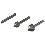 Jeu de 3 fraiseuses ws, �6 - 12 - 1616mm 2504000 wolfcraft