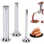 Jeu de 3 tubes de remplissage en acier inoxydable pour hachoir manuel no. 8 12mm / 19mm / 32mm non. 10 ...