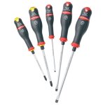Jeu de 5 tournevis protwist fente pozidriv - atwck. j5 facom