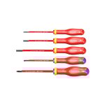 Jeu de 5 tournevis protwist isol�s 1000 volts facom atp. j5ve