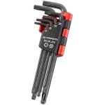 Jeu de 6 cls allen facom 89sr. jp6pb - longues - a tete sphrique resistorx