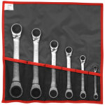 Jeu de 6 cl�s polygonales � cliquet facom inclin�es � 15� en pouces