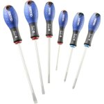 Jeu de 6 tournevis fente - pozidriv - e160903 - expert by facom