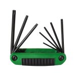 Jeu de 8 cl�s m�les torx, t8 - t10 - t15 - t20 - t25 - t27 - t30 - t40