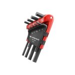 Jeu de 9 cls allen courtes coudes 6 pans - 82h. jp9a - en tui - facom