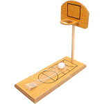 Jeu de basketball de bureau en bois pour enfants - panier de tir � doigts, id�al pour interaction parent ...