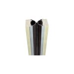 Jeu de battement complet coupe - feu jourjon - h. 2m 50 - pour 2 portes 36 - 44 mm - 2 joints + 4 profils ...